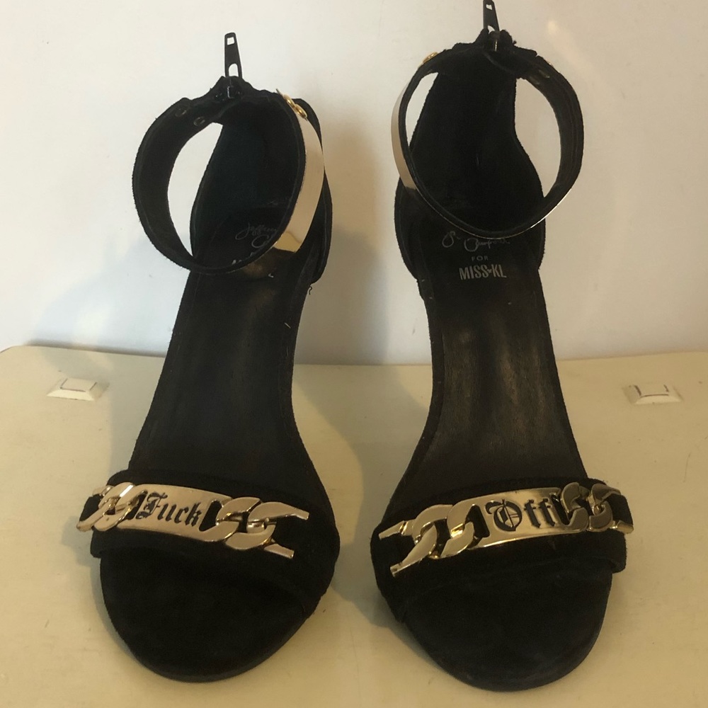 Jeffrey Campbell Malice ‘F*ck Off' Heels size 6.5